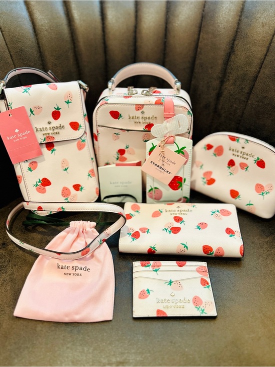kate spade Handbags - Kate Spade Wild Strawberry Set